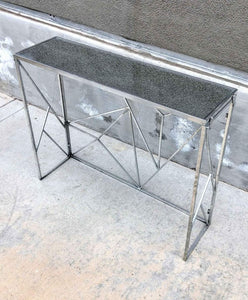 38" mirror buffa table side table foldable