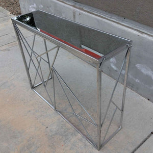 38" mirror buffa table side table foldable