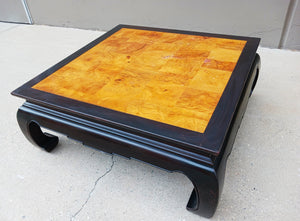 Ethan Allen Mahogany Asian Style Coffee Table