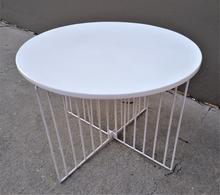 2' Round top modern coffee table side table