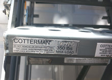 Load image into Gallery viewer, 2 Folding Cotterman Rolling safety industrial Ladders 40 in Platform
