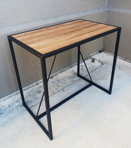 Solid wood rustic maple compact desk