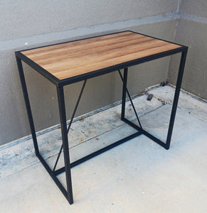 Solid wood rustic maple compact desk