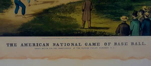 1950's of 1866 The American National Game of Base Ball Size 22"