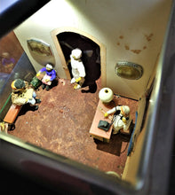 Load image into Gallery viewer, VINTAGE DIORAMA MINIATURE DENTIST MEDICAL OFFICE DOLL HOUSE FURNITURE MINIATURES
