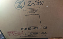 Load image into Gallery viewer, Z-Lite 428F1-OB 1 Light Flush Mount, Old Bronze farm style industrial
