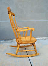 Load image into Gallery viewer, 1970s Vintage Nichols &amp; Stone Co Wooden Rocking Chair
